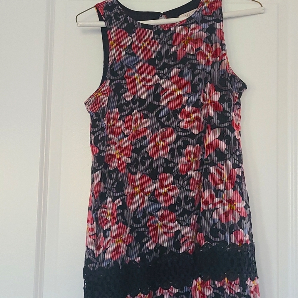 Flower print Loft Sleveless Dress